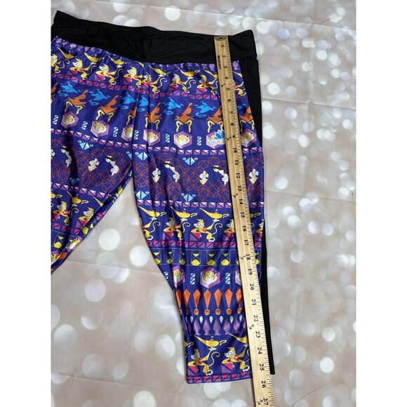 Lotus Disney Aladdin Capri Leggings Women’s Plus 16/18 Genie Abu Raja Print - Picture 7 of 7